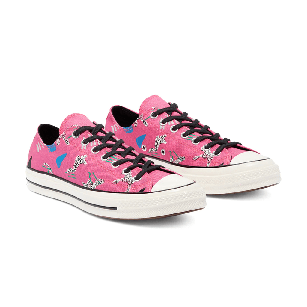 Giày Converse Chuck 70 Low 'Archive Skate Print Hyper Pink' 170925C - Ảnh 4