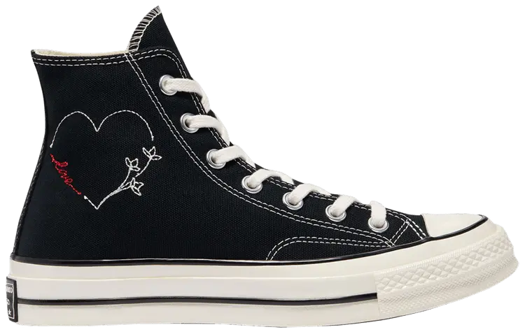 Giày Converse Chuck 70 High 'Valentine's Day - Black' 171118C