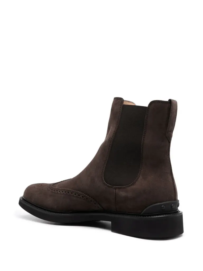 Giày Tod’s perforated Chelsea boots XXM06H00MH0RE0S800 - Ảnh 4