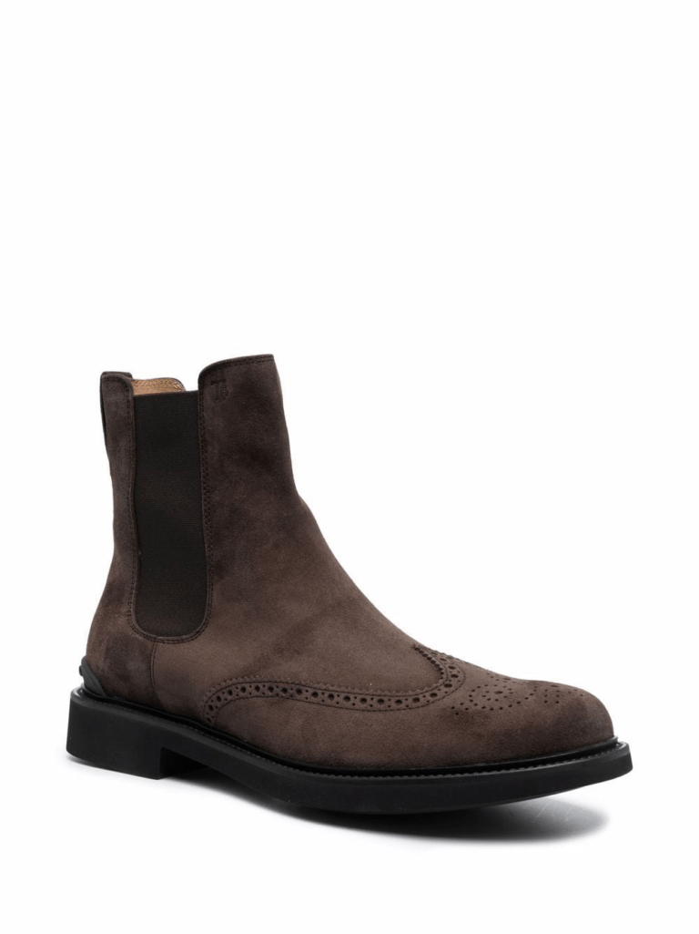 Giày Tod’s perforated Chelsea boots XXM06H00MH0RE0S800 - Ảnh 3