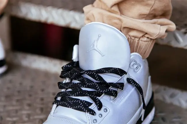 Giày Nike Air Jordan 3 5Lab3 'Reflective Silver' 631603-003 - Ảnh 3