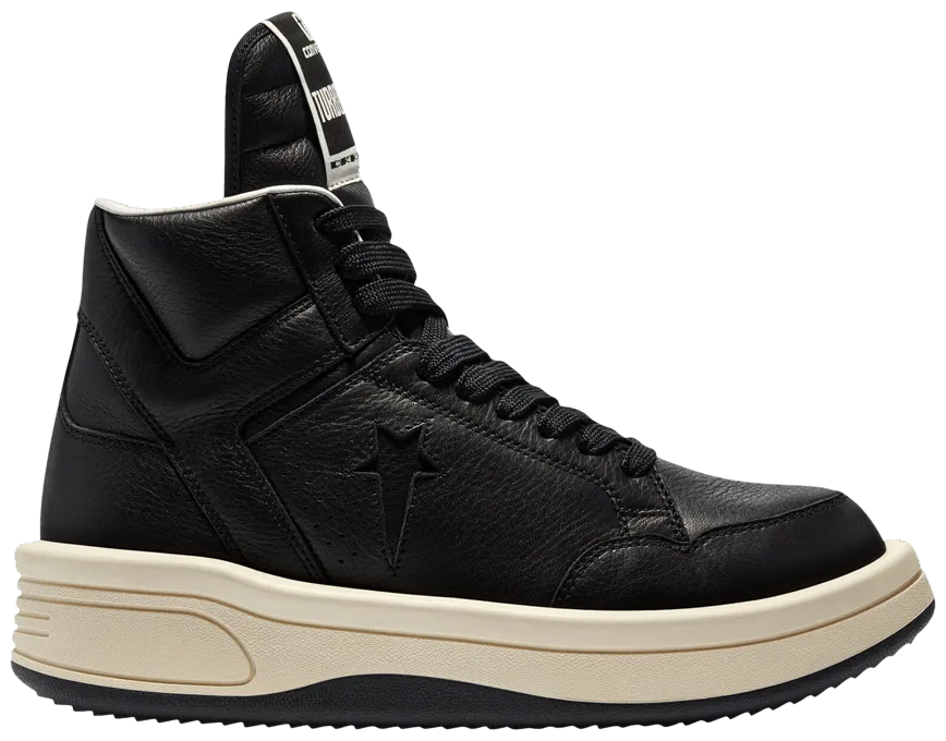 Giày Converse Rick Owens x TURBOWPN Mid 'Black Cloud Cream' 172342C