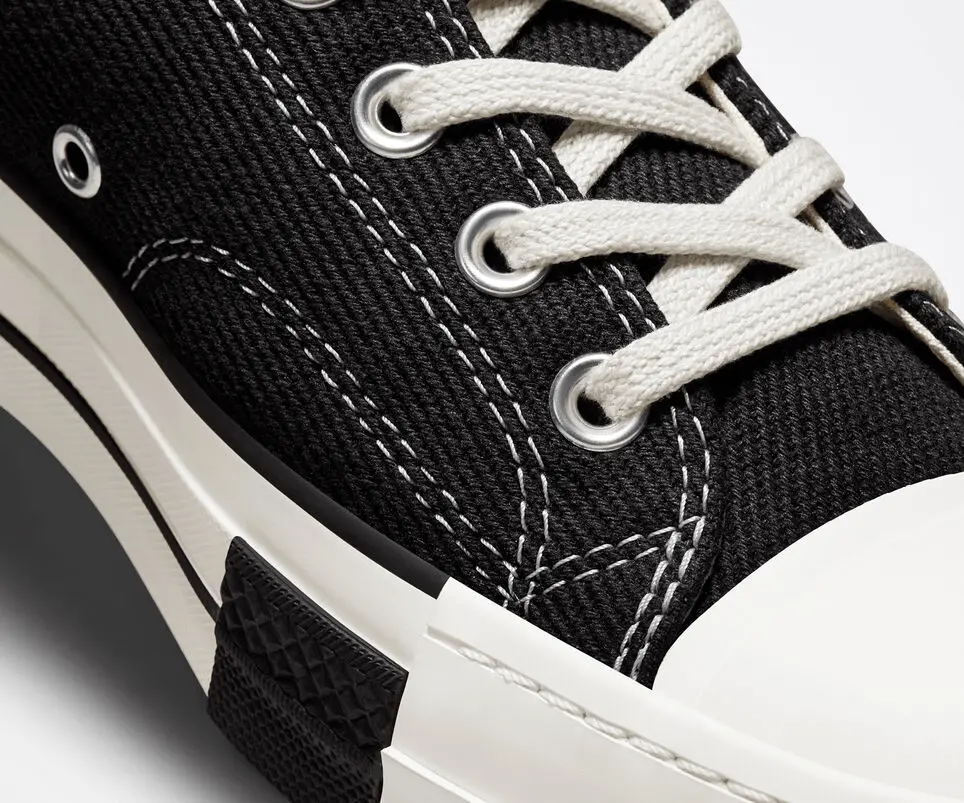 Giày Converse Rick Owens x DRKSHDW DRKSTAR Chuck 70 Low 'Black' 172347C - Ảnh 4