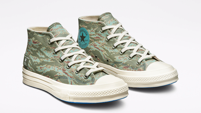 Giày Converse Undefeated xHalf Chuck 70 Mid 'Tiger Camo Print' 172397C - Ảnh 5