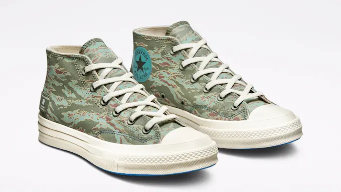 Giày Converse Undefeated xHalf Chuck 70 Mid 'Tiger Camo Print' 172397C - Ảnh 5