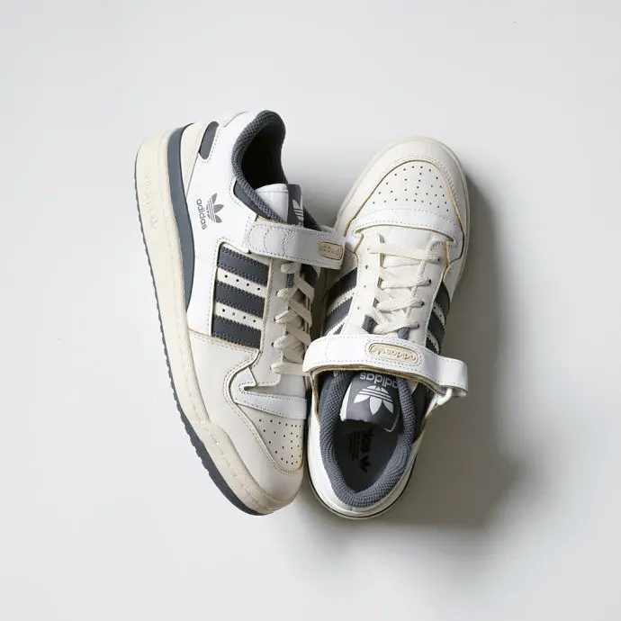 Giày Adidas Forum Low 'Off White Silver Pebble' HQ4374 - Ảnh 7