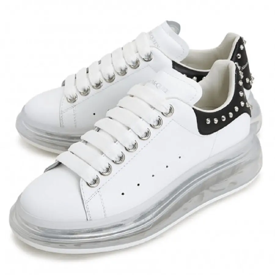 Giày Alexander McQueen Oversized Sneakers White 650814 WHZ4X 9089 - Ảnh 3