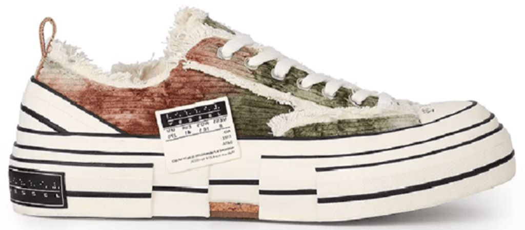 Giày xVESSEL G.O.P Lows Corduroy Brown Tie Dye S21X15H