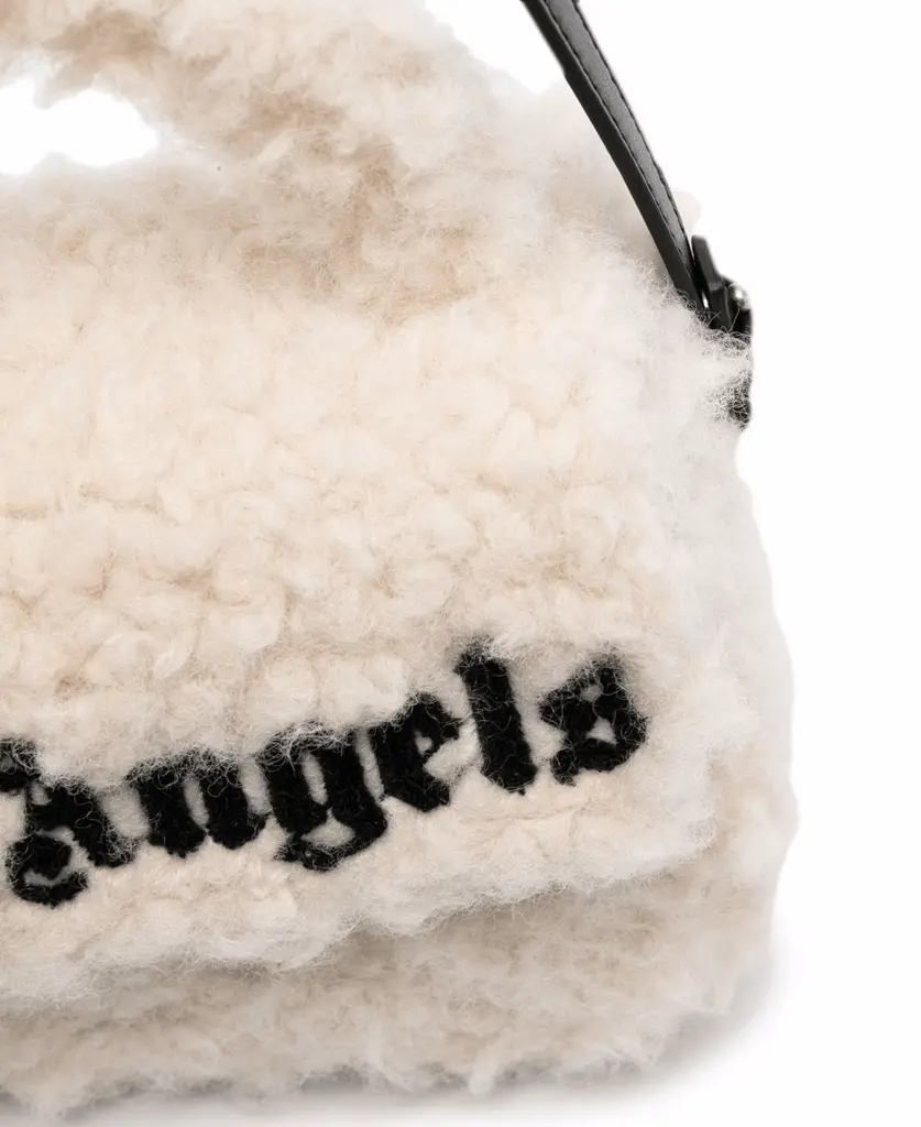 Túi Palm Angels Logo-print Mini Padlock Bag PWNP002F21LEA0040110 - Ảnh 3