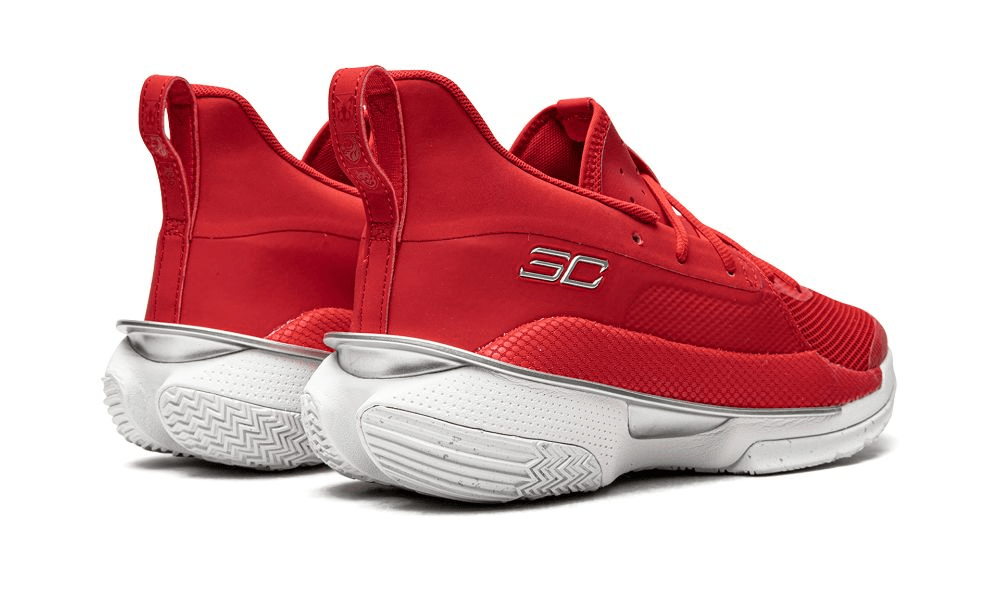 Giày Under Armour Curry 7 'Red White' 3023838-606 - Ảnh 3