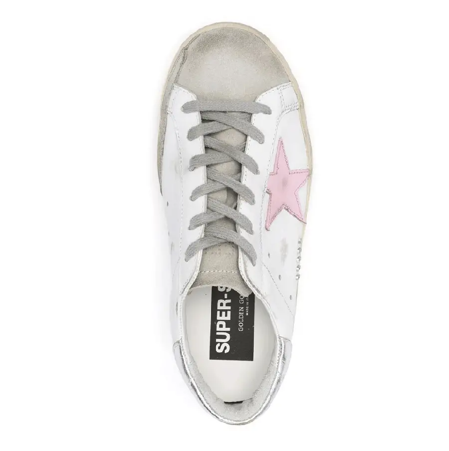 Giày Golden Goose Super-Star 'White Ice Orch' GWF00102F00243581482 - Ảnh 4