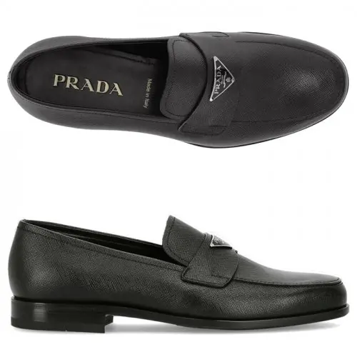 Giày Prada Saffiano 'Black' 2DB180-053-F0002 - Ảnh 5