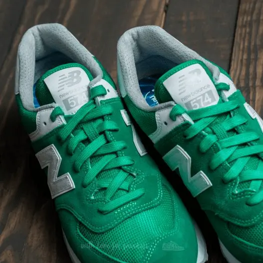 Giày New Balance 574 Suede Trainer 'Green' ML574SEH - Ảnh 6