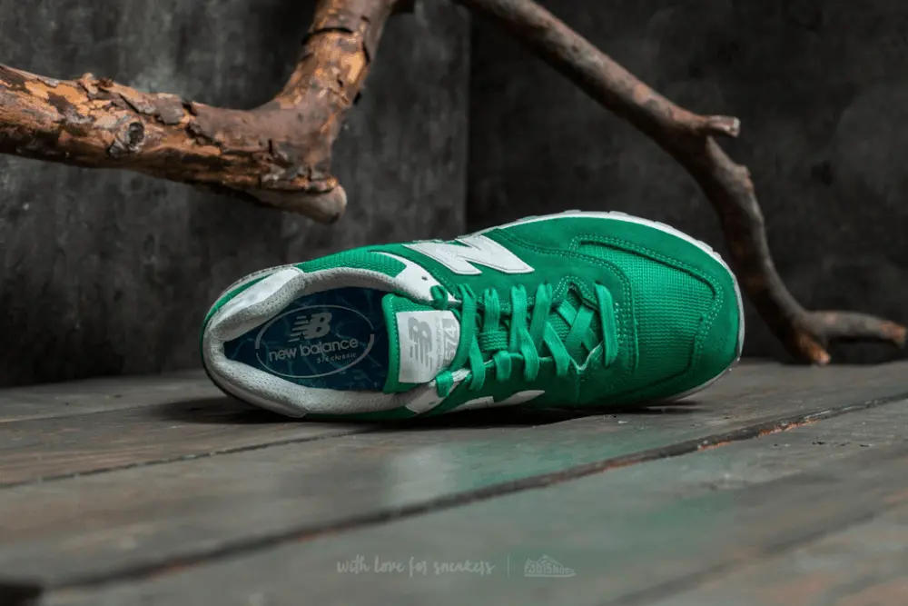 Giày New Balance 574 Suede Trainer 'Green' ML574SEH - Ảnh 4