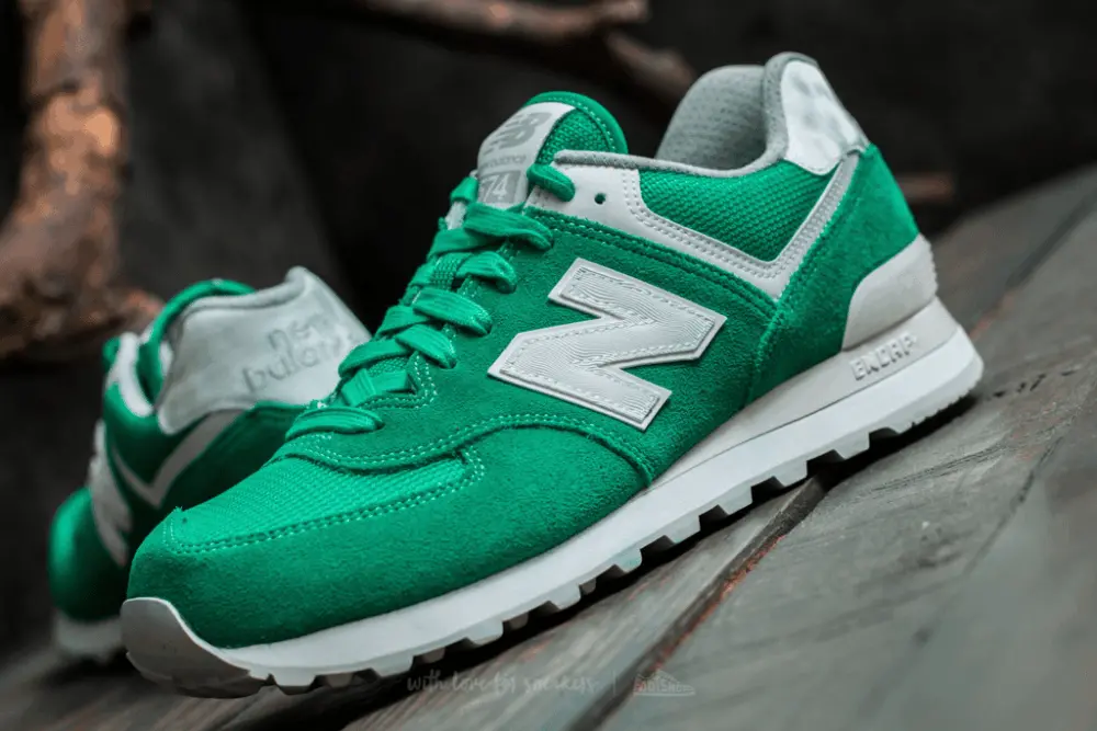 Giày New Balance 574 Suede Trainer 'Green' ML574SEH - Ảnh 5