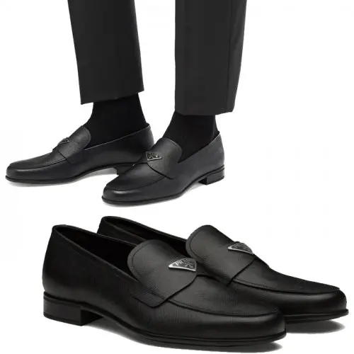 Alternative view of Giày Prada Saffiano 'Black' 2DB180-053-F0002