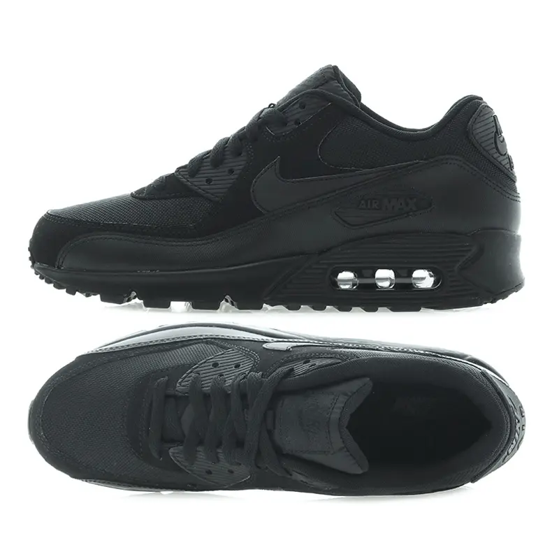 Giày Nike Air Max 90 Essential 'Triple Black' 537384-090 - Ảnh 7