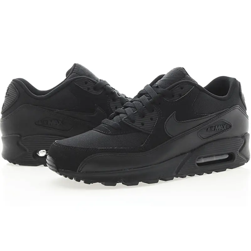 Giày Nike Air Max 90 Essential 'Triple Black' 537384-090 - Ảnh 6