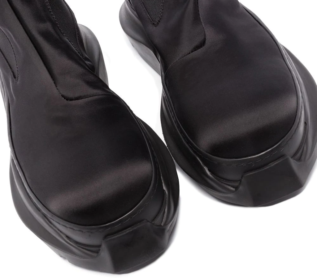 Giày Rick Owens DRKSHDW Abstract Boots 'Black' DU01B7846NBRB - Ảnh 3