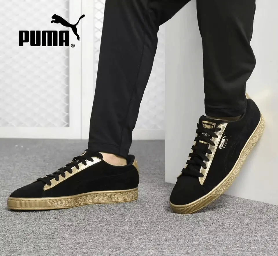 Alternative view of Giày Puma Suede Classic Metallic 'Gold 50th' 367397-01