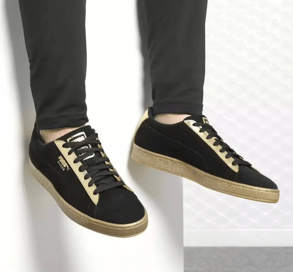 Giày Puma Suede Classic Metallic 'Gold 50th' 367397-01 - Ảnh 4