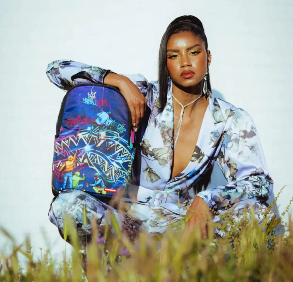 Balo Sprayground Graffiti 'Dark Shark Mouth' W0835728 - Ảnh 3