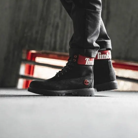 Giày Timberland Men's 6-Inch Premium 'Black' A1QTV - Ảnh 5