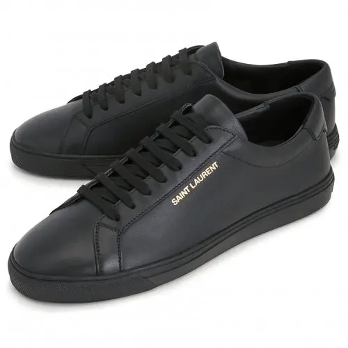 Giày Saint Laurent Andy Low 'Black' 606833-0ZS00-1000 - Ảnh 3
