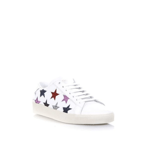 Giày Saint Laurent SL-06 Leather Low 'Stars' 458869-CN620-9266 - Ảnh 4