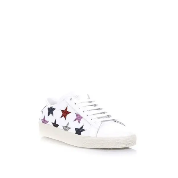 Giày Saint Laurent SL-06 Leather Low 'Stars' 458869-CN620-9266 - Ảnh 4