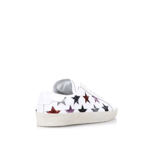 Giày Saint Laurent SL-06 Leather Low 'Stars' 458869-CN620-9266 - Ảnh 5