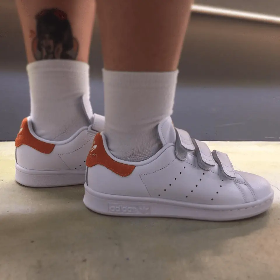 Giày Adidas Stan Smith 'Strap Orange' BB0067 - Ảnh 4