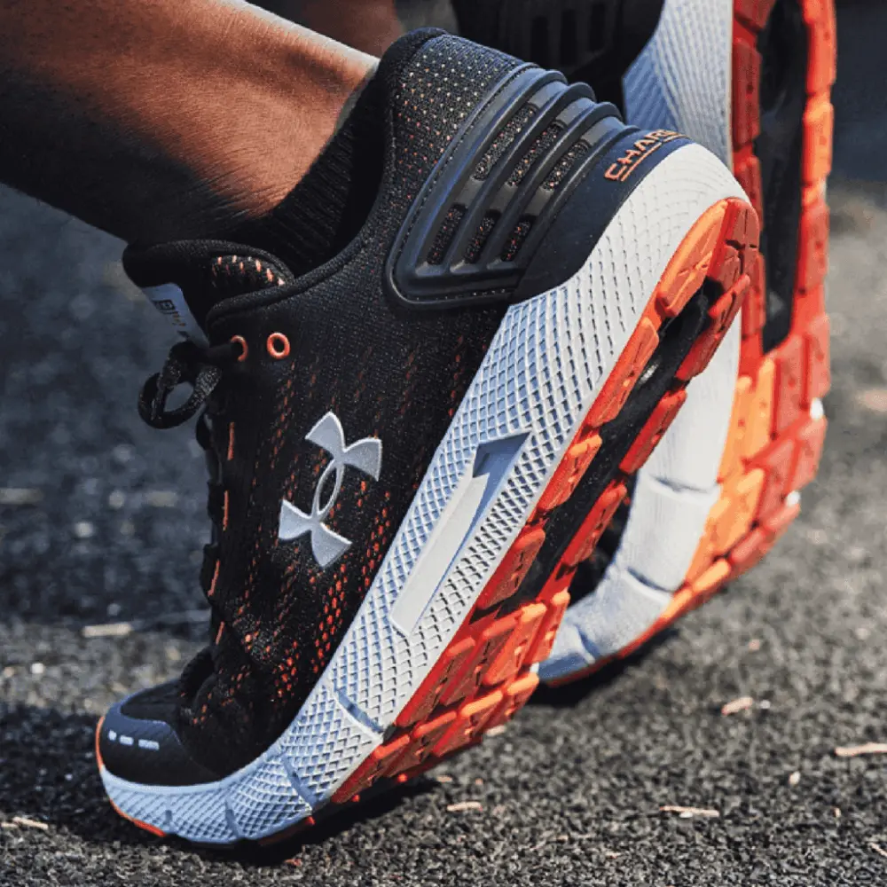Giày Under Armour Charged Rogue 'Black Orange Glitch' 3021225-002 - Ảnh 6