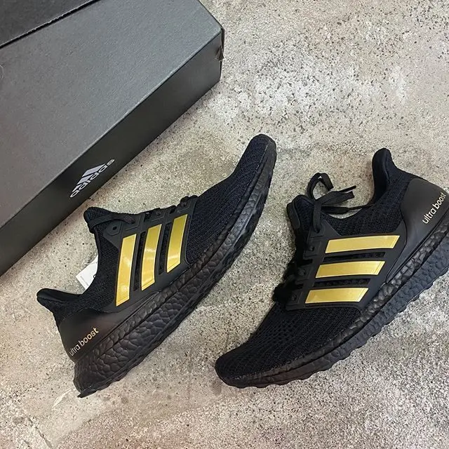 Giày Adidas Ultra Boost 'DNA' Black Gold FU7437 - Ảnh 4