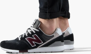 Alternative view of Giày New Balance 996 'Black Red' MRL996WK