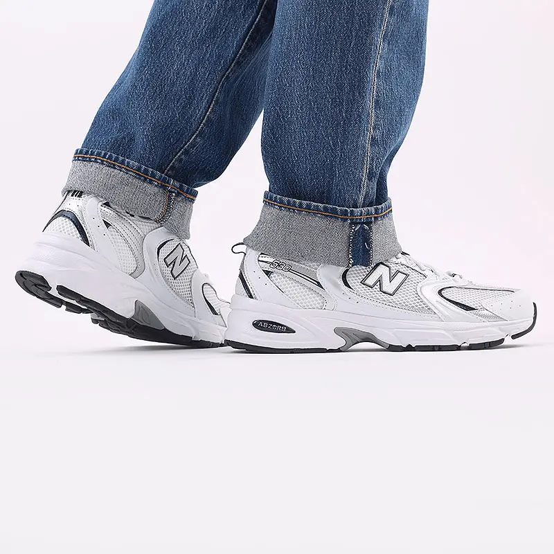 Giày New Balance 530 'White Navy' MR530USX - Ảnh 4