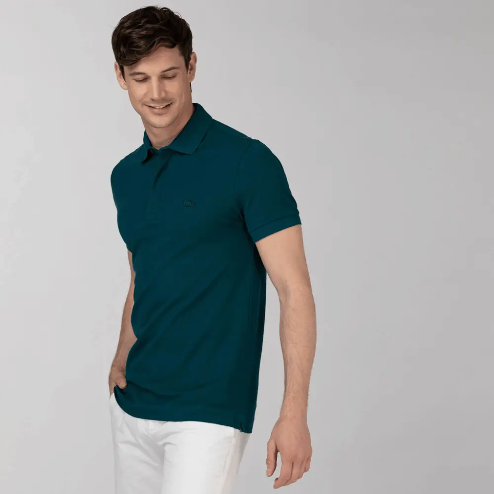 Alternative view of Áo Lacoste Paris Polo Shirt Regular Fit 'Dark Green' PH5522-2S9