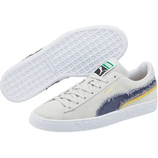 Giày Puma Suede ‘White Peacoat’ 383798-01 - Ảnh 4