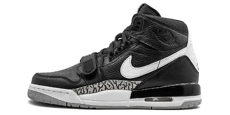 Giày Nike Air Jordan Legacy 312 GS 'Black Cement' AT4040-001 - Ảnh 8