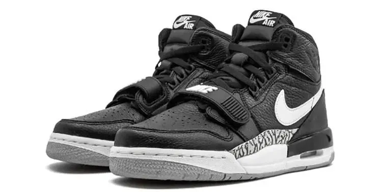 Giày Nike Air Jordan Legacy 312 GS 'Black Cement' AT4040-001 - Ảnh 7