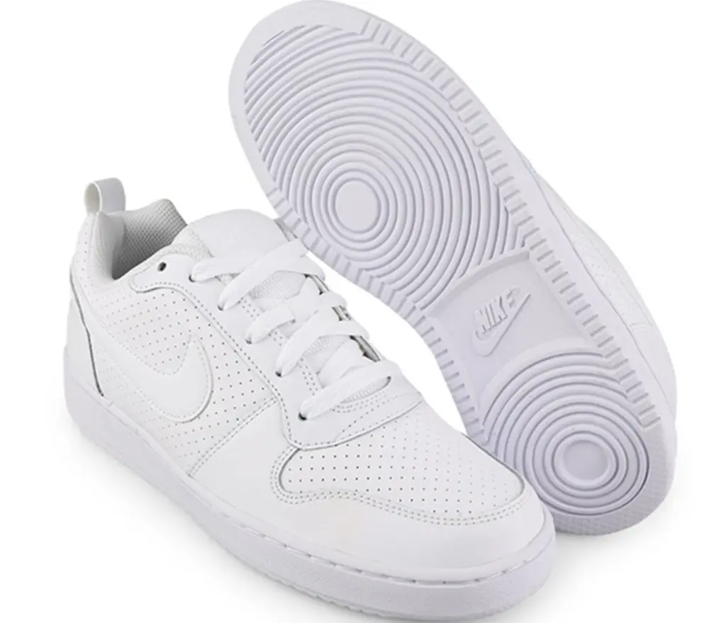 Giày Nike Court Borough Low 'Triple White' 838937-111 - Ảnh 4