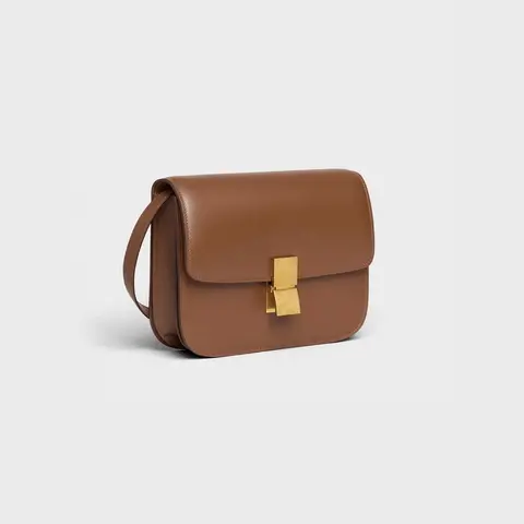Túi Celine Medium Classic Bag In Box Calfskin Camel 189173DLS.04FG - Ảnh 4