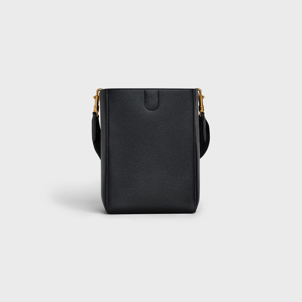 Túi Celine Sangle Small Bucket Bag In Soft Grained Calfskin 189303AH4-38NO - Ảnh 4