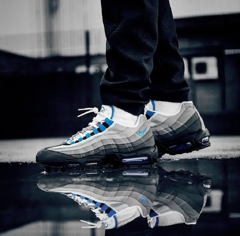 Giày Nike Air Max 95 OG 'Crystal Blue' AT8696-100 - Ảnh 5