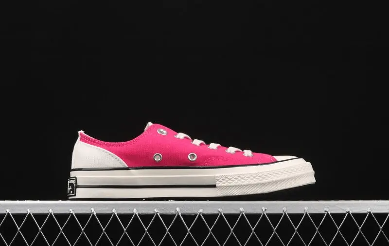Alternative view of Giày Converse Chuck 70 Low 'Psychedelic Hoops Cerise Pink' 167827C