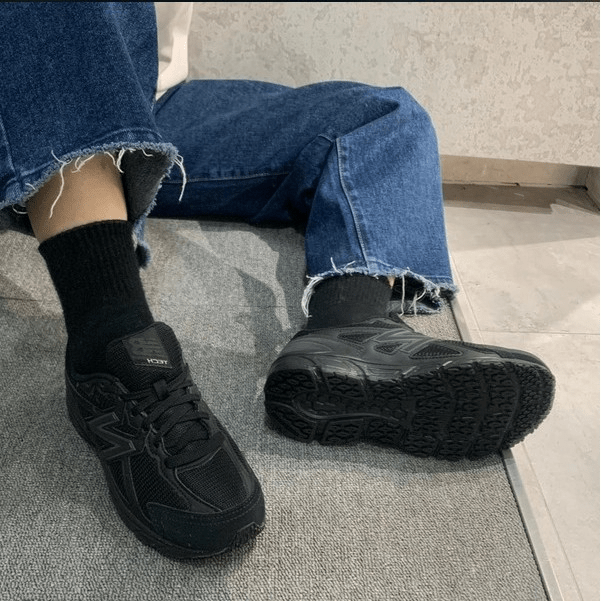 Giày New Balance 480v5 'Black' W480SK5 - Ảnh 4