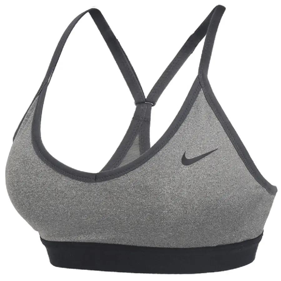 Áo Nike Women’s Light-Support Sports Bra ‘Carbon Heather’ 878615-091