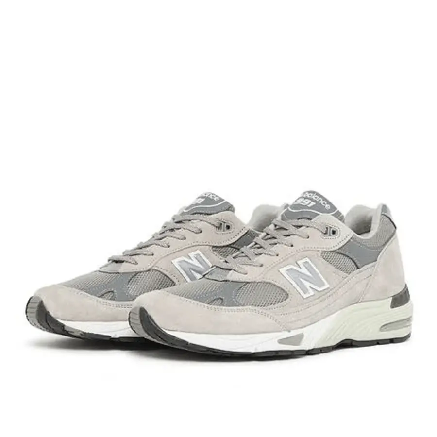 Giày New Balance 991 ‘Grey White’ M991GL - Ảnh 3