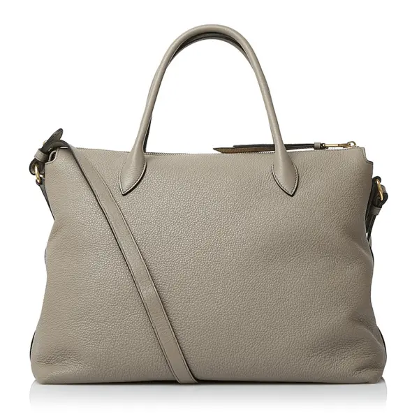 Túi Prada Metal Lettering Logo Tote 'Grey' 1BA201-2BBE-F0572 - Ảnh 4
