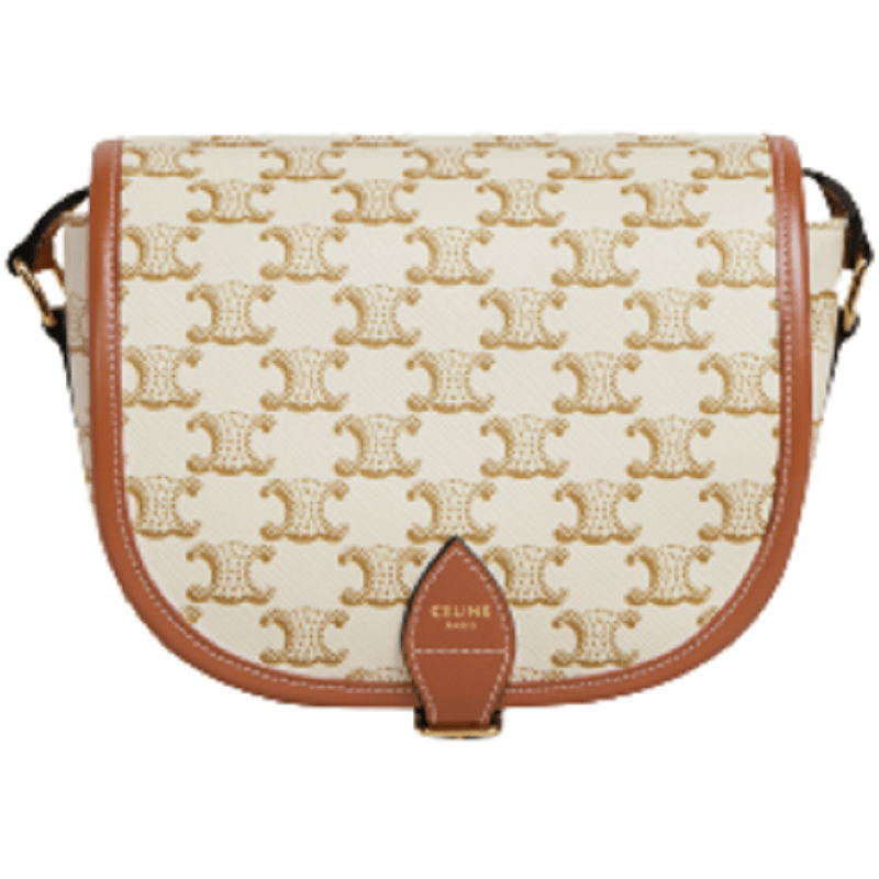 Túi Celine Medium Folco Bag In Triomphe Canvas 191502BZJ-01BC